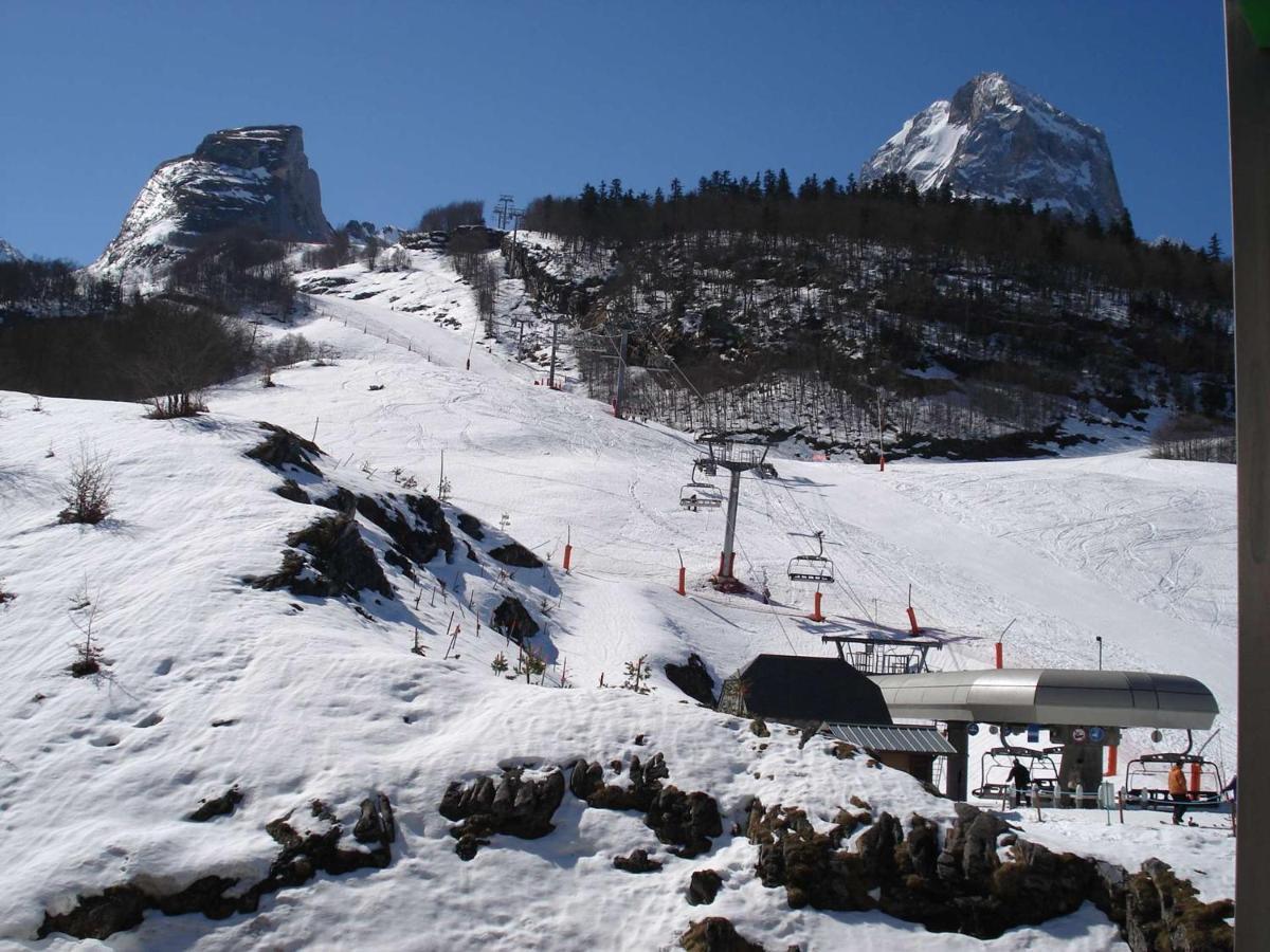 Studio Lumineux Pour 6 Personnes Pres Des Pistes Et Des Commerces - Fr-1-400-63 Gourette Buitenkant foto